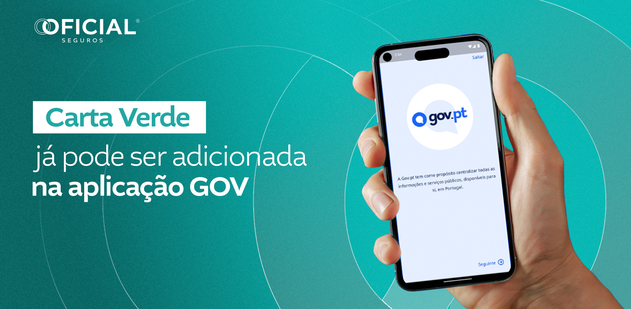 Carta Verde já pode ser adicionada na aplicação GOV